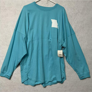 Royce Brand Missouri Shirt Womens 2XL Lagoon Blue Long Sleeve Spirit Jersey